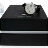 Armbanduhr: exquisite, auf 250 Stück limitierte IWC Schaffhausen Portugieser "Perpetual Calendar 8-Day" in PLATIN IWC Ref. 502111 mit Box und Papieren - Foto 4