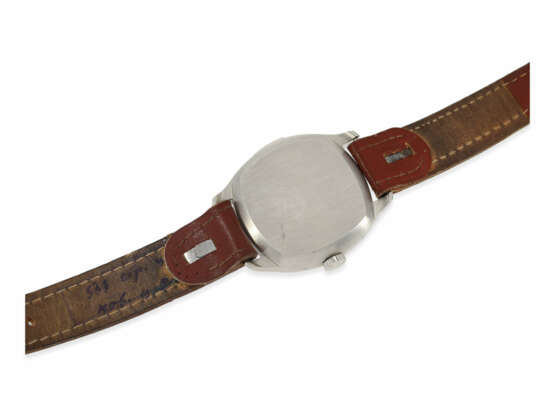 Armbanduhr: bedeutende, technisch hoch komplizierte und sehr frühe Platinuhr mit Vollkalender, Mondphase und Minutenrepetition, ca.1925 - photo 6