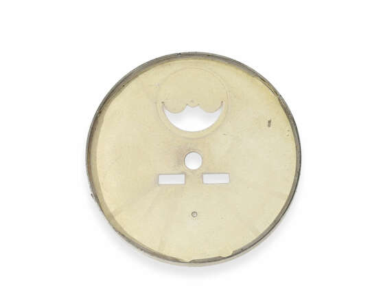 Armbanduhr: bedeutende, technisch hoch komplizierte und sehr frühe Platinuhr mit Vollkalender, Mondphase und Minutenrepetition, ca.1925 - фото 9