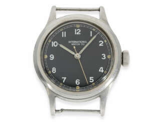Armbanduhr: seltene IWC Fliegeruhr mit militärischer Kennzeichnung, Mark XI aus der 1. Serie von 1948