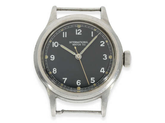 Armbanduhr: seltene IWC Fliegeruhr mit militärischer Kennzeichnung, Mark XI aus der 1. Serie von 1948 - Foto 1
