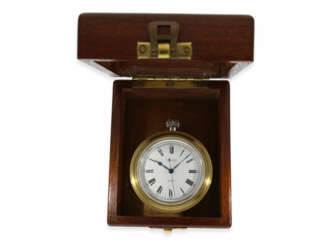 Beobachtungschronometer: hochfeines Ulysse Nardin Beobachtungschronometer Kaliber 22 mit Guillaume-Unruh, gefertigt für englischen Militäreinsatz 1943, mit Stammbuchauszug