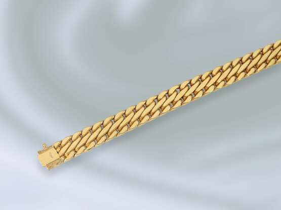 Armband: dekorativ gestaltetes Armband, gefertigt in 14K Gold, vintage Goldschmiedearbeit - Foto 2