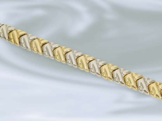 Armband: interessant gefertigtes Goldschmiedearmband, vintage Handarbeit aus 18K Gold - фото 2