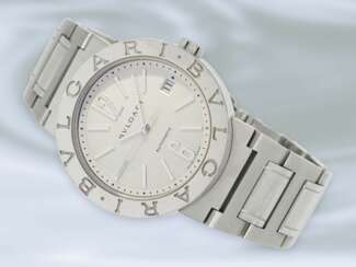 Armbanduhr: große, moderne "Bvlgari Automatic" Herrenuhr/Damenuhr, Ref.BB38SS, ca.2006