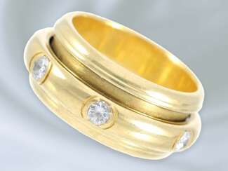 Ring: hochwertiger, massiver Brillant/Designer-Ring, signiert Piaget