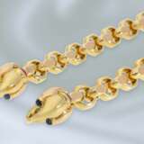 Kette/Collier/Armband: außergewöhnlich massive Designer-Kette mit passendem Armband, hochwertige Goldschmiedearbeit aus 18K Gold - Foto 5