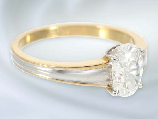 Ring: exquisiter, moderner und sehr hochwertiger Diamant-Damenring, ca. 1,25ct - photo 2