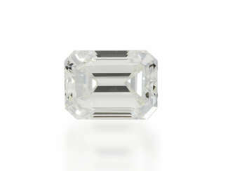 Diamant: Hochfeiner Emerald-Cut Diamant, 0,49ct, Top Wesselton/VS, mit aktuellem DPL Zertifikat