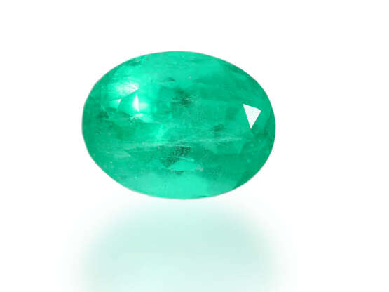 Smaragd: großer, natürlicher Smaragd von sehr guter Farbe, ca. 7,5ct - Foto 1
