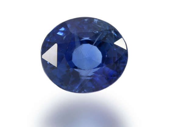 Saphir: sehr schöner, unbehandelter blauer Saphir, 2,24ct, inklusive Zertifikat - photo 1