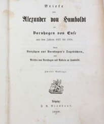Lettres d'Alexandre de Humboldt à Varnhagen d'Ense