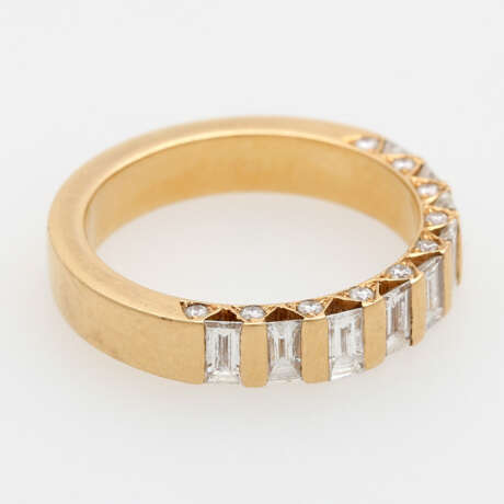 Damenring mit 9 Diamit-Baguettes - photo 2