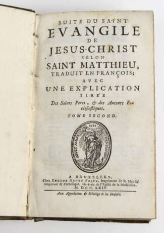Nach dem heiligen Evangelium, 1724 - фото 1