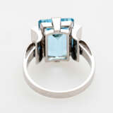 Damenring mit Aquamarin und Diamanten, - фото 4