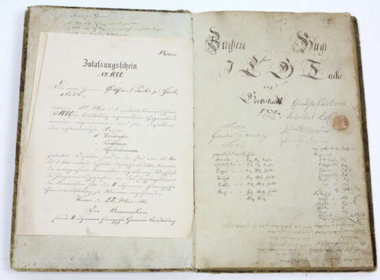 Zeichenbuch Gerbstedt 1834 - Foto 1
