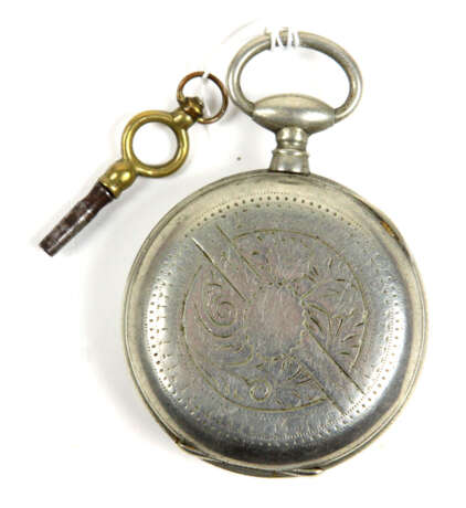 Schlüssel Taschenuhr Ende 19. Jahrhundert - фото 2