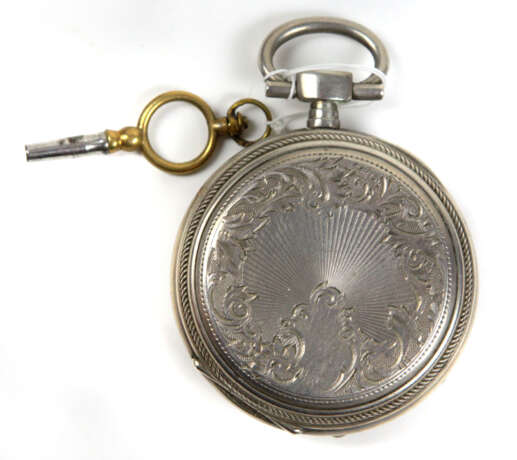 Schlüssel Taschenuhr um 1900 - photo 2