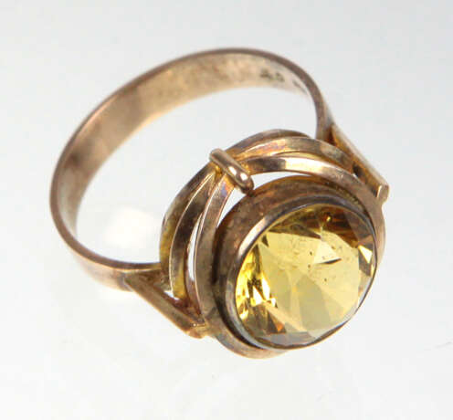 Citrin Ring - Gelbgold 333 - photo 1