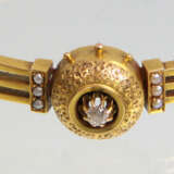 antike Armspange mit Brillant - Gelbgold 585 - photo 2