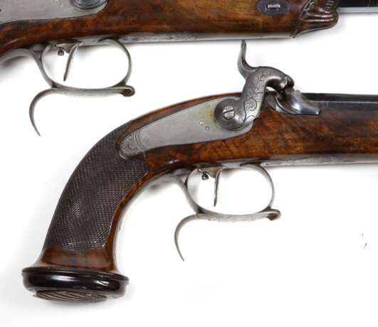 Duell Pistolen im Doppelkasten um 1855 - фото 5