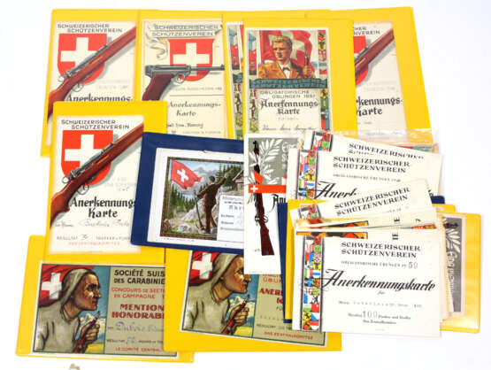 50 Schützenkarten Schweiz 1924/63 - фото 1