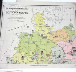 4 KartenDeutsches Reich 1917