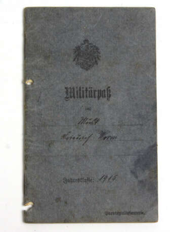 Militärpaß Preussen 1915 - фото 1