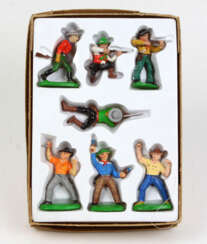 8 Cowboy Figuren