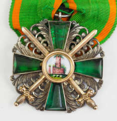 Baden: grand-ducal Ordre du Zähringer Lions, croix de Chevalier 2. Classe avec Épées.