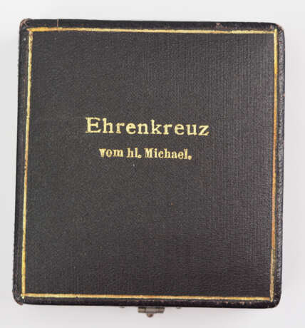 Bayern: Verdienstorden vom Heiligen Michael, Ehrenkreuz (1910-1918), Etui. - Foto 2