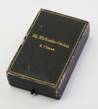 Bayern: Verdienstorden vom Heiligen Michael, 2. Modell (1887-1918), 4. Klasse (seit 1910), im Etui. - фото 4