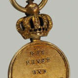 Hannover: Goldene Ehren-Medaille für Kunst und Wissenschaft, (1843-1846), Miniatur. - Foto 2