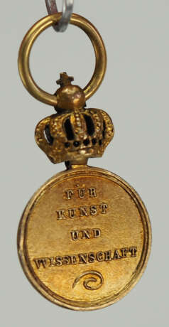 Hannover: Goldene Ehren-Medaille für Kunst und Wissenschaft, (1843-1846), Miniatur. - Foto 2