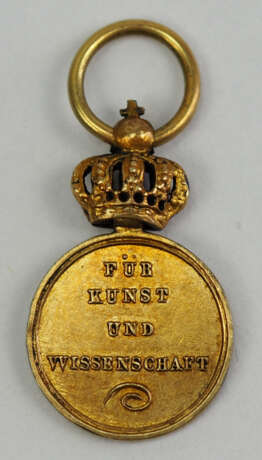 Hannover: Goldene Ehren-Medaille für Kunst und Wissenschaft, (1843-1846), Miniatur. - Foto 5