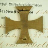 Mecklenburg-Schwerin: Militär-Verdienstkreuz, 1870, 1. und 2. Klasse mit Urkunden für einen Hauptmann im Generalstab der 22. Division. - фото 4