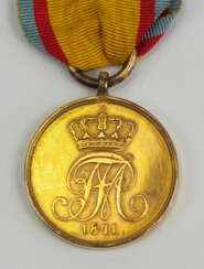 Mecklenburg-Schwerin: Kriegsdenkmünze für 1808-1815 (1841).