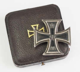 Preussen: Eisernes Kreuz, 1914, 1. Klasse, im Etui - WS.