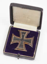 Preussen: Eisernes Kreuz, 1914, 1. Klasse, im Etui - K.A.G.