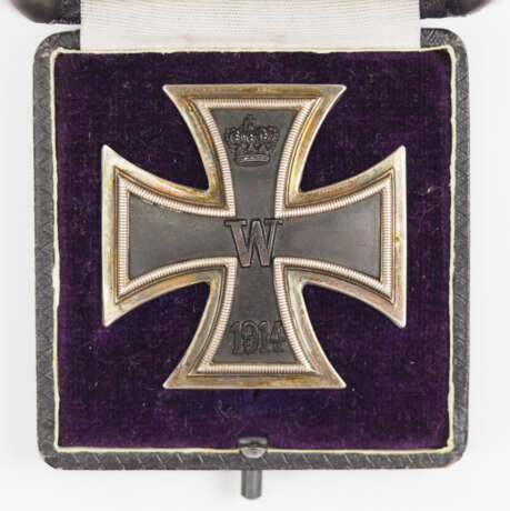 Preussen: Eisernes Kreuz, 1914, 1. Klasse, im Etui. - Foto 2