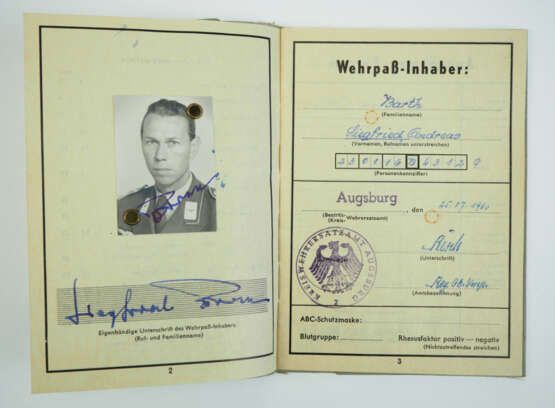 Nachlass des Oberst der Luftwaffe Barth - Träger des Ritterkreuzes des Eisernen Kreuzes. - Foto 2