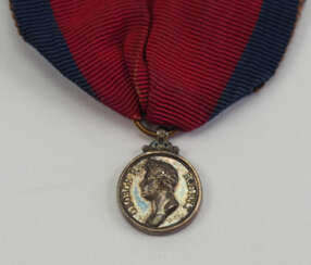 Großbritannien: Waterloo-Medaillen Miniatur.