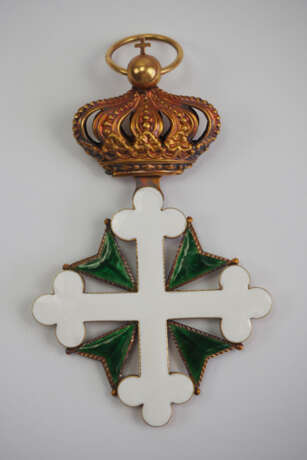 Italien: Ritterorden des heiligen Mauritius und heiligen Lazarus, 3. Modell (1868-1943), Großkreuz Satz. - photo 3