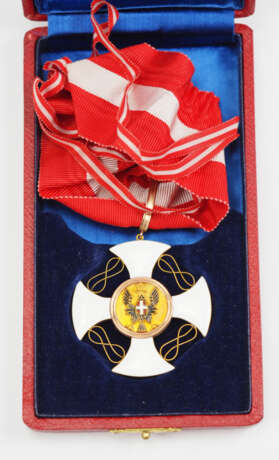 Italien: Orden der Krone von Italien, Komturkreuz, im Etui. - photo 3