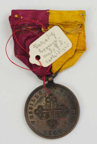 Italien: Venedig - Medaille für die Befreiung der Stadt 1848, in Bronze. - Foto 2