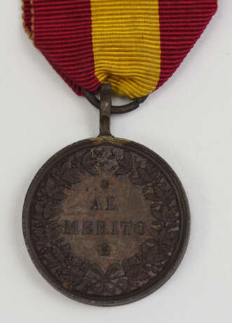 Italien: Rom - Verdienstmedaille in Bronze 1870. - Foto 2