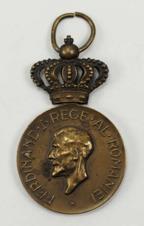 Rumänien: Medaille Ferdinand I. - Foto 1