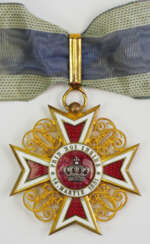 Rumänien: Orden der Krone von Rumänien, 1. Modell (1881-1932), Komturkreuz.