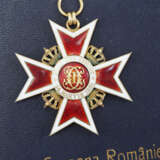 Rumänien: Orden der Krone von Rumänien, 2. Modell (1932-1947), Großkreuz Satz, im Etui. - фото 4