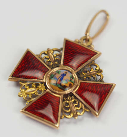 Russland: Orden der heiligen Anna, 2. Modell (1810-1917), 3. Klasse, im Etui. - Foto 6